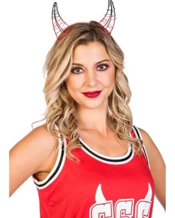 Party Delights Costume Accessories<3D Red Devil Headband