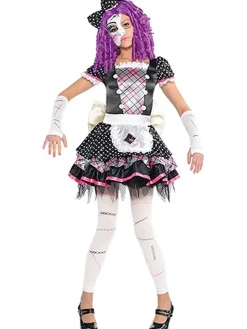 Kids' Party Delights Kids'<Damaged Doll - Child And Teen Costume