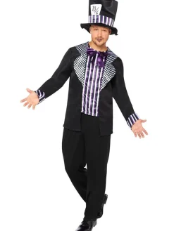 Men's Party Delights Men's<Dark Mad Hatter - Adult Costume