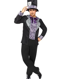 Men's Party Delights Men's<Dark Mad Hatter - Adult Costume