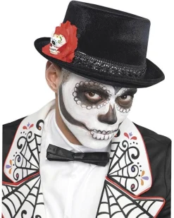 Men's Party Delights Men's<Day Of The Dead Flower Top Hat