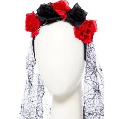 Day Of The Dead Headband Veil<Party Delights New