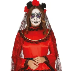 Day Of The Dead Headband Veil<Party Delights New