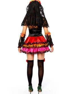 Women's Party Delights Women's<Day Of The Dead Senorita - Adult Costume