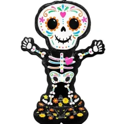 Party Delights Balloons<Day Of The Dead Skeleton Airloonz Balloon - 52"