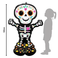 Party Delights Balloons<Day Of The Dead Skeleton Airloonz Balloon - 52"