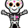 Party Delights Balloons<Day Of The Dead Standing Supershape Balloon - 34" Foil