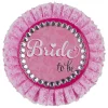 Deluxe 'Bride To Be' Badge - 11Cm<Party Delights Clearance