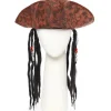 Deluxe Pirate Hat With Hair<Party Delights Best