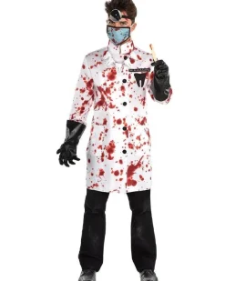 Men's Party Delights Men's<Demented Dentist Man - Adult Costume