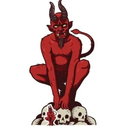 Party Delights Cut Outs & Scene Setters<Devil Cardboard Cutout - 153Cm X 83Cm
