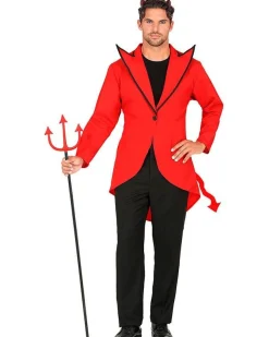 Women's Party Delights Women's<Devil Tailcoat - Adult Costume