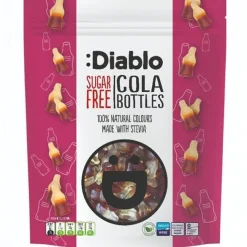 Diablo Sugar Free Cola Bottles - 75G<Party Delights