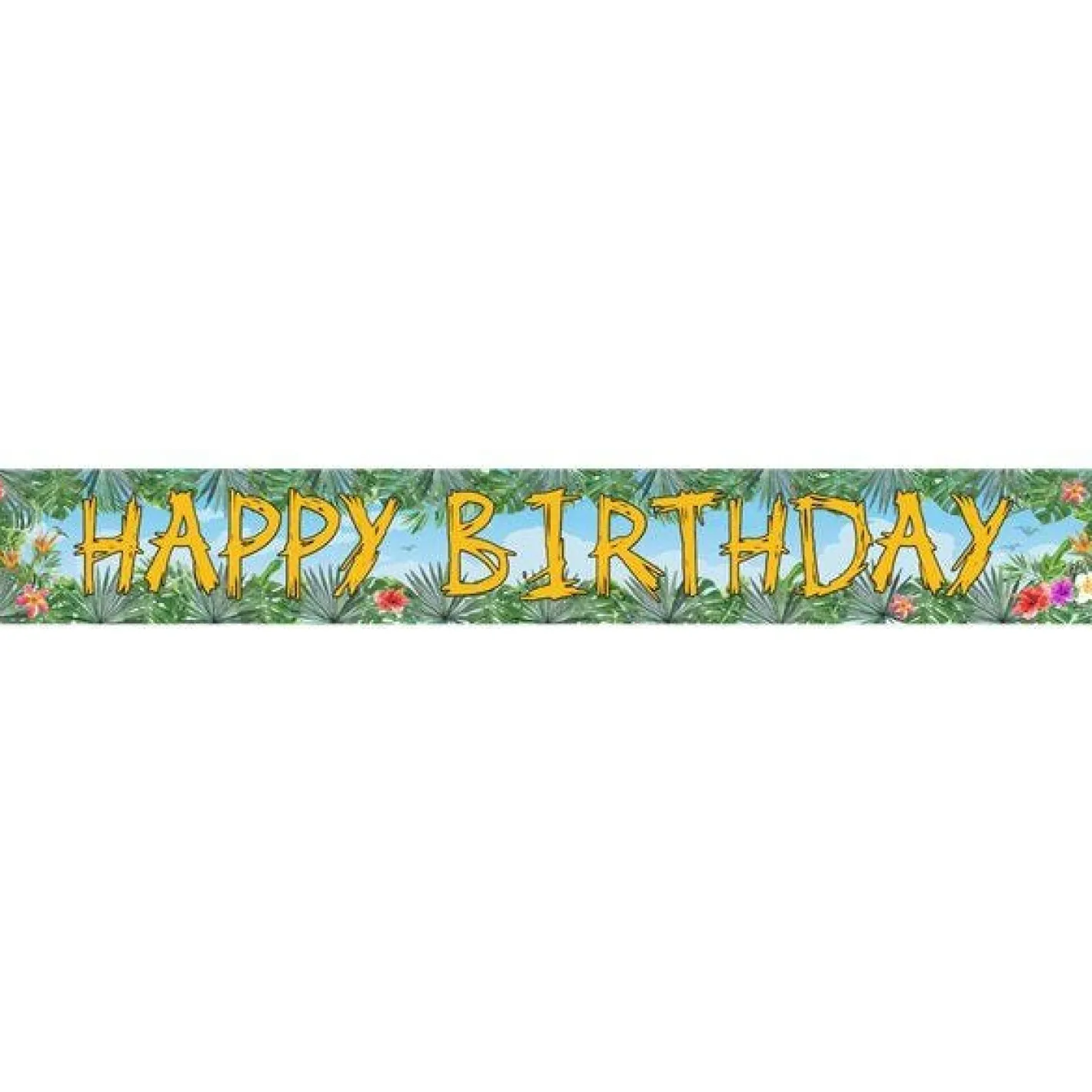 Dinosaur Adventure Paper Banners - 1M (3Pk)<Party Delights Sale