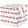Party Delights Gift Wrapping<Dinosaur Christmas Personalised Wrapping Paper- 62 X 100Cm Sheet