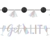 Disco Ball Drop 'Get Lit' Banner - 1.8M<Party Delights Clearance