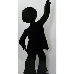 Disco Dancer Male Silhouette Cardboard Cutout - 185Cm X 80Cm<Party Delights Best