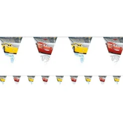 Disney Cars 3 Plastic Bunting - 2.3M<Party Delights New