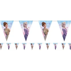 Disney Frozen 2 Wind Spirit Paper Flag Bunting - 2.3M<Party Delights Hot