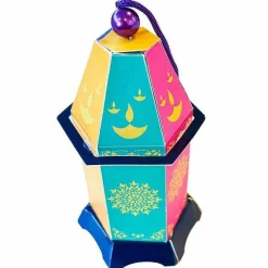 Diwali L.E.D Lanterns - 13Cm<Party Delights Clearance