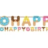 Doughnut Time Ribbon Banner - 2.6M<Party Delights Clearance