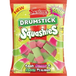 Drumstick Squashies - Sour Cherry & Apple Flavour - 160G<Party Delights