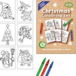 Party Delights Stocking Fillers<Eco Christmas A6 Colouring Set