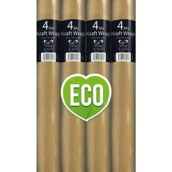 Party Delights Gift Wrapping<Eco Kraft Wrapping Paper Roll - 4M