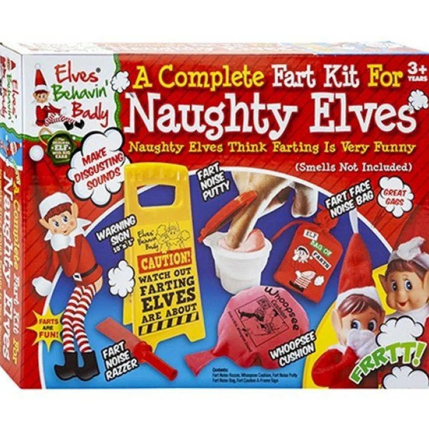 Party Delights Naughty Elf Accessories<Elf Complete Fart Set
