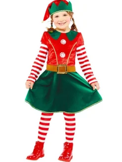 Kids' Party Delights Kids'<Elf Dress - Child Costume