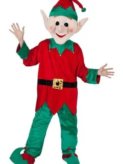 Men's Party Delights Men's<Elf Mascot - Adult Costume