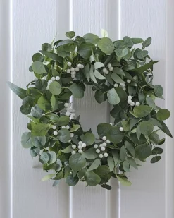Party Delights Wreaths & Garlands<Eucalyptus And White Berries Wreath