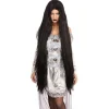 Extra Long Black Wig - 100Cm<Party Delights