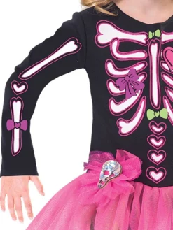 Kids' Party Delights Kids'<Fancy Bones Skeleton - Toddler And Child Costume