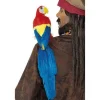 Feathered Parrot With Elastic Holder - 50Cm<Party Delights Hot