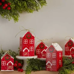 Party Delights Christmas Party Accessories<Fill Your Own Festive House Advent Calendar Boxes (24Pk)