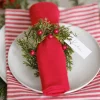 Party Delights Tableware<Foliage & Berry Christmas Napkin Rings (6Pk)