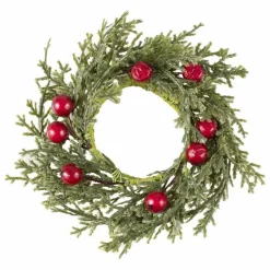 Party Delights Tableware<Foliage & Berry Christmas Napkin Rings (6Pk)