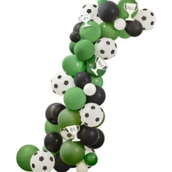 Football Balloon Arch - 70 Balloons<Party Delights Online