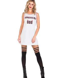 Women's Party Delights Women's<Forgive Me Bb Jersey - Adult Costume