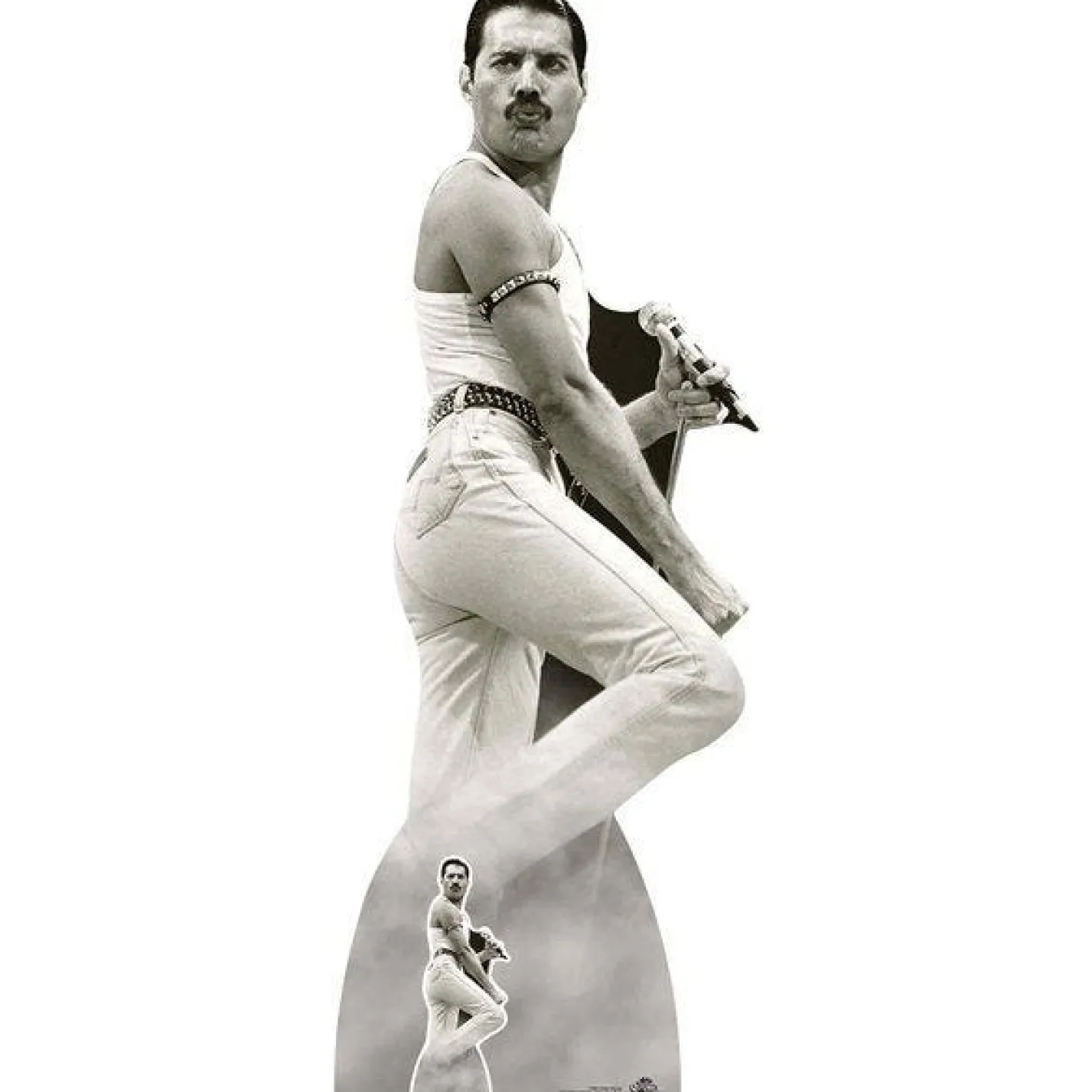Freddie Mercury Live Aid Cardboard Cutout - 179Cm X 67Cm<Party Delights Best