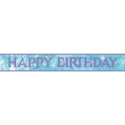 Frozen Style Paper Banners - 1M (3Pk)<Party Delights