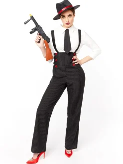 Women's Party Delights Women's<Gangster Lady - Adult Costume