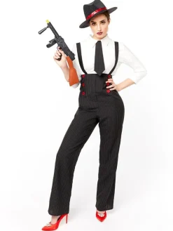 Women's Party Delights Women's<Gangster Lady - Adult Costume