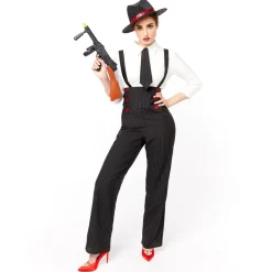 Women's Party Delights Women's<Gangster Lady - Adult Costume