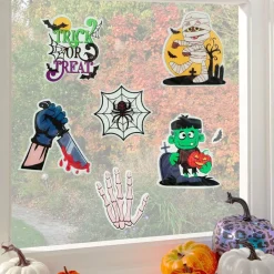 Party Delights Window & Door Decorations<Gel Window Stickers - 18Cm - Assorted