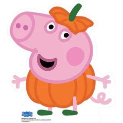 Party Delights Cut Outs & Scene Setters<George Pig Halloween Peppa Pig Cardboard Cutout - 54Cm X 47Cm