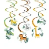 Get Wild Safari Hanging Swirl Decorations (6Pk)<Party Delights Discount