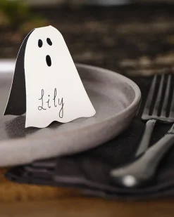 Party Delights Halloween Home Decor<Ghost Paper Place Cards (6Pk)