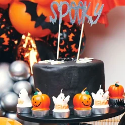 Party Delights Lights<Ghost Tea Light Candles - 5Cm (3Pk)